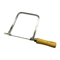 Almencla Jewelers Saw Frame Cutting Tool Wooden Handle, Manual Coping Saw Saw Frame for Wood, Metal DIY Crafts Jewelry Making