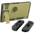 thumbnail image 3 of XIHAMA Clear Atomic Purple Console Back Plate DIY Replacement Housing Shell Case for Nintendo Switch Console with Kickstand – JoyCon Shell NOT Included, 3 of 8