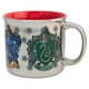 thumbnail image 3 of Taza Cerámica Iridiscente Bitono, Harry Potter Escudos Hogwarts, Tarro para Bebidas Calientes, Capacidad 430 Ml, 3 of 5