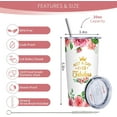 thumbnail image 5 of Gifts for Women Birthday Unique, Women Birthday Gift Ideas 20oz Tumbler with Lid And Straw, Birthday Presents for Women, Women''s Birthday Gifts for Mom Sister Daughter Friend, 5 of 6