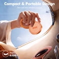 thumbnail image 3 of 25W Fast Wireless Charger for iPhone, Slim Magnetic Charging Pad Compatible with iPhone 17 16 15 14 13 12 Pro Max, Portable Phone Charger for Travel Bedside Office, Orange, 3 of 8