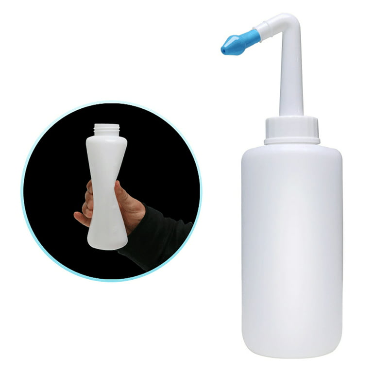 DOITOOL 3pcs Nasal Wash Botella 16.9 fl oz Irrigador Nasal Plástico Sinusal  Rinse Botella 16.9 fl oz Limpieza Nasal Botella de Limpieza Sinusal