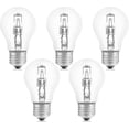 thumbnail image 1 of Halogen Bulb E27 A55 42w Dimmable, Ac220-240v, 650lm Warm White 2700k, Transparent E27 Halogen Globe Bulb, Pack Of 5 [xc], 1 of 5