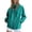 Green Jackets, variant on Women's Color Block Zipper Hooded Jacket with Drawstring Water Resistant Sporty Casual Lightweight Windbreaker