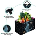 thumbnail image 3 of Virgo Constellation Large Capacity Reusable Oxford Cloth Storage Bin: Foldable Storage Bag, Picnic Basket, and Storage Box, 3 of 7