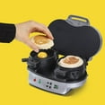 thumbnail image 5 of Hamilton Beach Dual Breakfast Sandwich Maker with Timer, 5 of 6