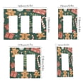 thumbnail image 2 of Yayeee Rocker Switch Wall Plate 1-Gang 4.6"x2.9" Home Decorative Outlet Cover, Brown Christmas Gingerbread, 2 of 6