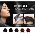 thumbnail image 3 of Plant Extract For Grey Hair Color Bubble Dye, Plant Bubble Hair Dye Shampoo, Natural Plant Dyeing Foam Shampoo for Women Men. (BLACK), 3 of 9