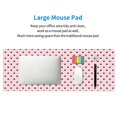thumbnail image 5 of Rocae Cute Cat for Gaming Mouse Pad, Mouse Pad Large, Office Computer Keyboard Mousepad, Keyboard and Mouse Pad with Stitched Edges,31.5 x 11.8 in, 5 of 5