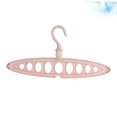 thumbnail image 4 of ADDHAT 5Ud Multifuncionales Giratorias De Plástico Antideslizantes Para Ropa En Casa Rosa, 4 of 8