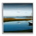 thumbnail image 4 of Stupell Industries Dreamy Boat Floating Cloud Reflection Grassy Shore Photograph Gray Framed Art Print Wall Art, Design by Noah Bay, 4 of 5