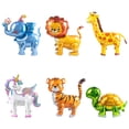 thumbnail image 2 of 1 globo de dibujos animados de animales, tigre, león, elefante, animales de la jungla, decoración para fiestas, baby shower, suministros de decoración de cumpleaños para niños, 2 of 4
