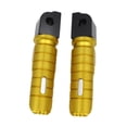 thumbnail image 2 of 1 par de reposapiés traseros de motocicleta premium, piezas de reparación fáciles de instalar Amarillo, 2 of 7