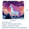 thumbnail image 5 of Unicorn Printed Square Mouse Pad, 8.3x9.8 Inch Non-Slip Rubber Bottom Gaming Mouse Pad for Office Use, 5 of 6