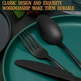 thumbnail image 4 of CNKOO 20 Piece Matte Black Silverware Set Service for 4 Stainless Steel Flatware Set Kitchen Tableware Set  Dishwasher Safe, 4 of 6