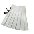 thumbnail image 3 of Women’s Pleated Skirt Basic Skirt School Cheerleader Denim Skirts for Women Leather Skirts for Women High Waist Belly Dance Skirt Tennis Skirts for Girls plus Size Mini Skirts Petite Skirts for Women, 3 of 3