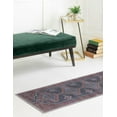 thumbnail image 3 of Rugs.com Sisu Collection Washable Rug – 8 Ft Runner Gray Flatweave Rug Perfect For Hallways, Entryways, 3 of 8