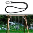 thumbnail image 7 of 2 Pcs Tree Swing Rope, 19.69inch Hanging Straps Kit, Hammock Tree Swing Hanging Strap, Heavy Duty Hook for Indoor Outdoor Swing Hammock Playground Set Accessories, 7 of 7