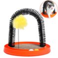 thumbnail image 1 of Cat Scratcher Interactive Self-grooming Cat Toy Cat Scratch Board with Catnip, 1 of 7