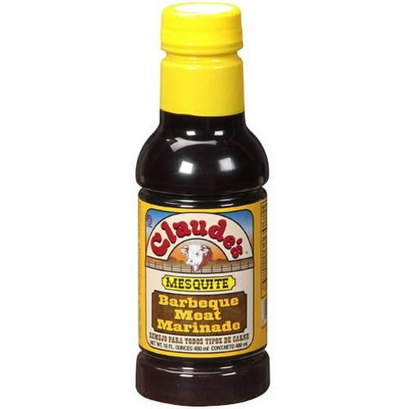 Claude's Mesquite Barbeque Meat Marinade, 16 fl oz