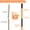 Orange, variant on 56 Inch Yellow Round Heavy Duty Gardening Digging Shovel
