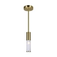 thumbnail image 1 of Pendentif Mini 1 Lumière avec Finition en Laiton, 1 of 6