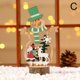 thumbnail image 1 of Christmas Wooden Ornaments Table Santa Claus Snowman Craft Xmas Party Decoration, 1 of 5