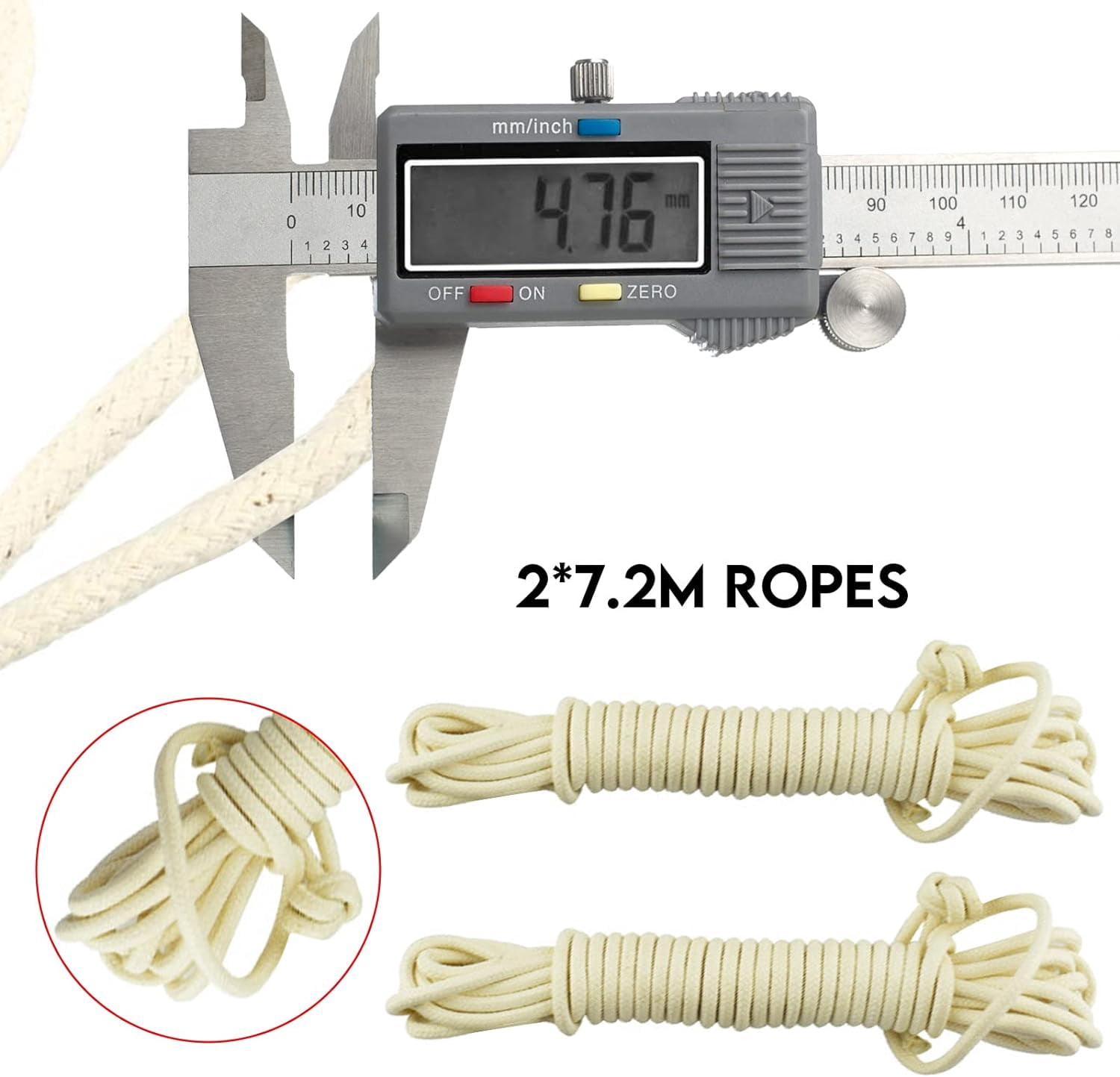 High Branch Hand Saw Chainsaw With 62 Blades 48 Inch Long Saw Chain And 7.2M Two Ropes, Easy To Cut 9M High Branch