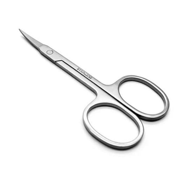 Stainless steel eyebrow trimming scissors, elbow eyebrow scissors