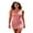 Pink, variant on LMLYSoH Womens Summer Knitted Dress Spaghetti Strap Stylish Metal Buckle Slim Fit Backless Mini Bodycon Dress
