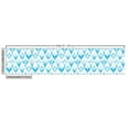 thumbnail image 2 of Modern Fabric by the Yard, Geometric Contemporary Shapes Triangle Line with Clear Sky and Cloudy Backdrop Image, Decorative Upholstery Fabric for Sofas and Home Accents, Pale Blue by Ambesonne, 2 of 4