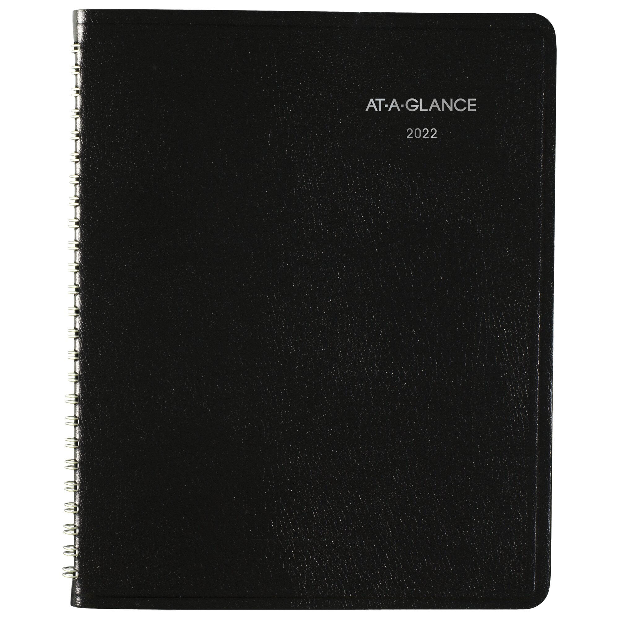 AT-A-GLANCE DayMinder Block Style Weekly Planner, 7' x 8 3/4', Black, January 2022 to December 2022 - G5350022