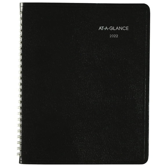AT-A-GLANCE 2022 7" x 8.75" Planner DayMinder Black G535-00-22