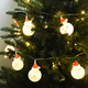 thumbnail image 1 of Luces LED de decoración navideña para las vacaciones, luces de muñeco de nieve de Papá Noel, cadena de luces con batería USB, 1 of 3