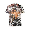 thumbnail image 5 of OUSIMEN Men's short-sleeved printed T-shirt, 5 of 7