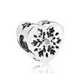 thumbnail image 2 of Pandora Silver Snowflake Heart CZ Bead Charm - 796359CZ, 2 of 2