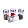 thumbnail image 1 of 4 Pcs Spice Jars with Swivel Lid for Storing Salt Pepper Herbs, 1 of 1