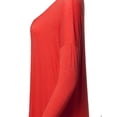 thumbnail image 4 of FashionOutfit Women's Casual Solid Longline Ribbed Open Front Long Sleeve Knit Cardigan, 4 of 4