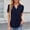 Navy, variant on Pohista Women's Tops Dressy Western Shirts for Women Womens Summer Blouses Plus Size Women Short Sleeve Tops Work My Orders