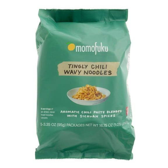 Momofuku Tingly Chili Wavy Instant Noodles 16.75 oz.