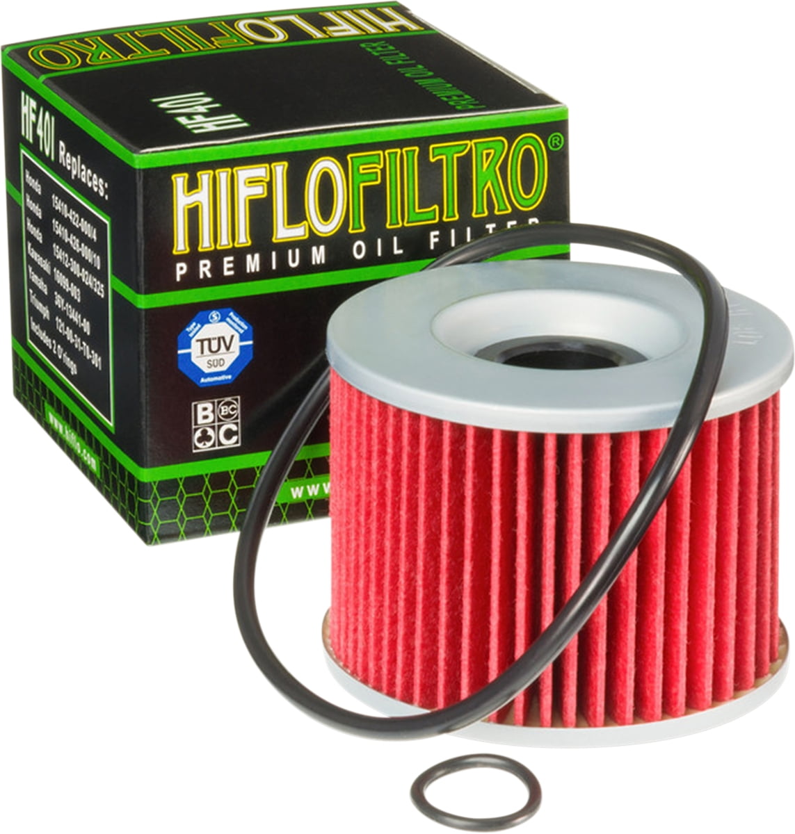 Hiflofiltro 3 Pack HF401-3 Premium Oil Filter 3 Pack Pack of 3 