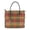 Orange, variant on Mucros Weavers Ladies Emily Bag- Green/ Purple Plaid