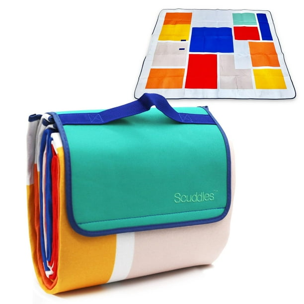 Manta de pícnic Scuddles, 201 x 150 cm, impermeable, 3 capas