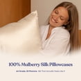 thumbnail image 2 of Fluffco 100% Mulberry Silk Pillowcase, 2 of 4