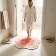thumbnail image 4 of PYURTEP Flower Shaped Bathroom Rugs Non-Slip Layered Bath Mat Super Cute Quick Drying Bath Rugs Floral Soft and Fluffy Floor Mat for Bathroom, 4 of 6