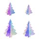 thumbnail image 2 of Adornos navideños, regalos navideños, árbol de Navidad acrílico colorido, decoración navideña, espejo, adorno, regalo navideño, árboles de simulación., 2 of 9