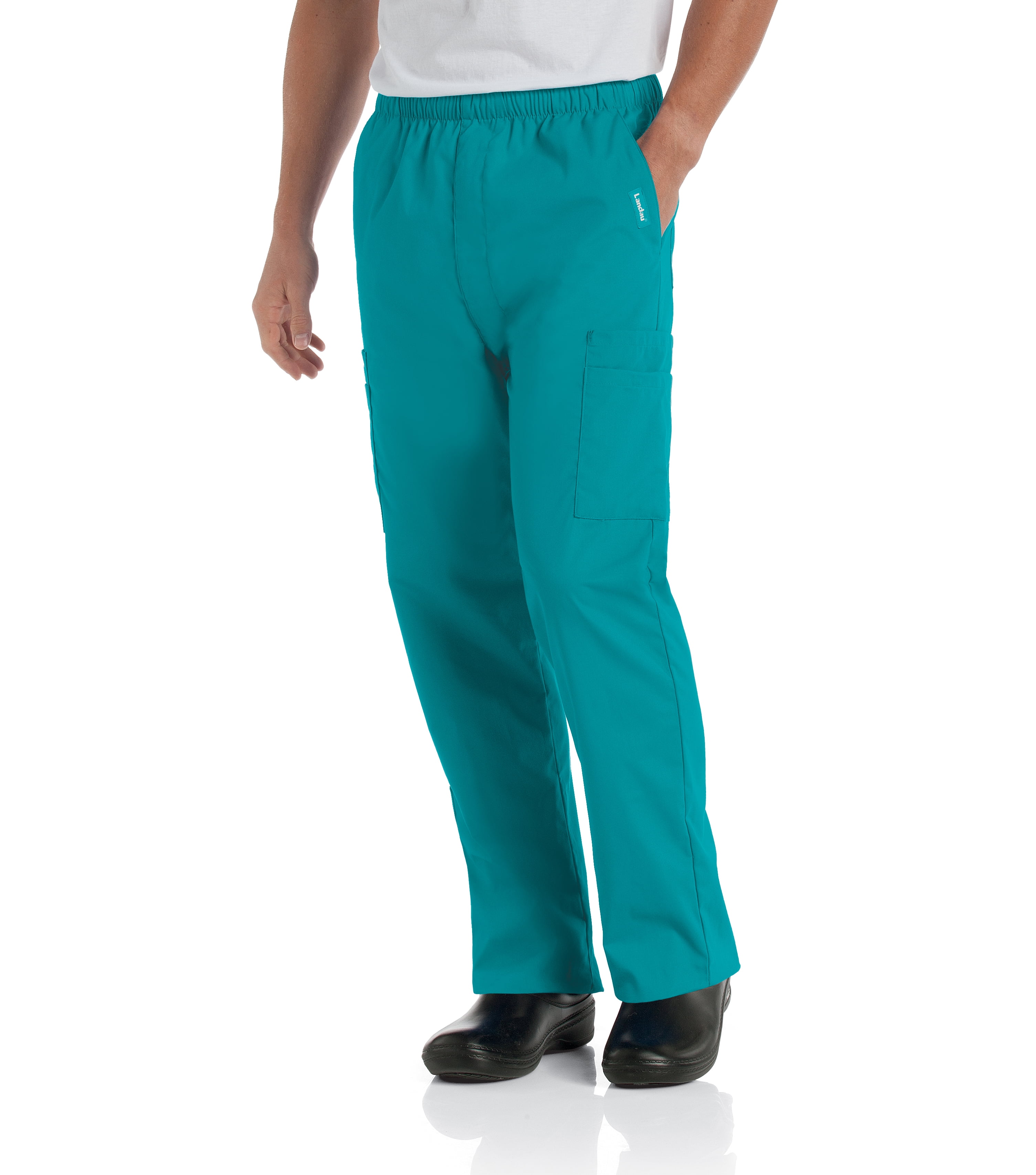 Landau Essentials Men's Comfort Seven Pocket Elastic Waist Drawstring