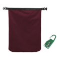 thumbnail image 2 of DYNWAVECA Motorcycle Helmet Bag with Lock Large Capacity for Bikes Riders dark red, 2 of 10