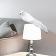 thumbnail image 4 of Travelwant 12Pcs White Doves Ornaments Artificial Foam Feather White Birds Fake Doves Pigeon with Clip Simulation Figurines Miniatures DIY Craft for Wedding Party Home Decor Accessories, 4 of 6