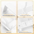 thumbnail image 6 of Skycase Over the Door Hooks, Door Hangers Hooks with 6 Hooks, Heavy Duty Hook Coat Rack for Living Room, Bathroom, Bedroom, Kitchen Hanging Clothes, Towels, Hats, Coats, Bags,Double Layer, 6 of 9
